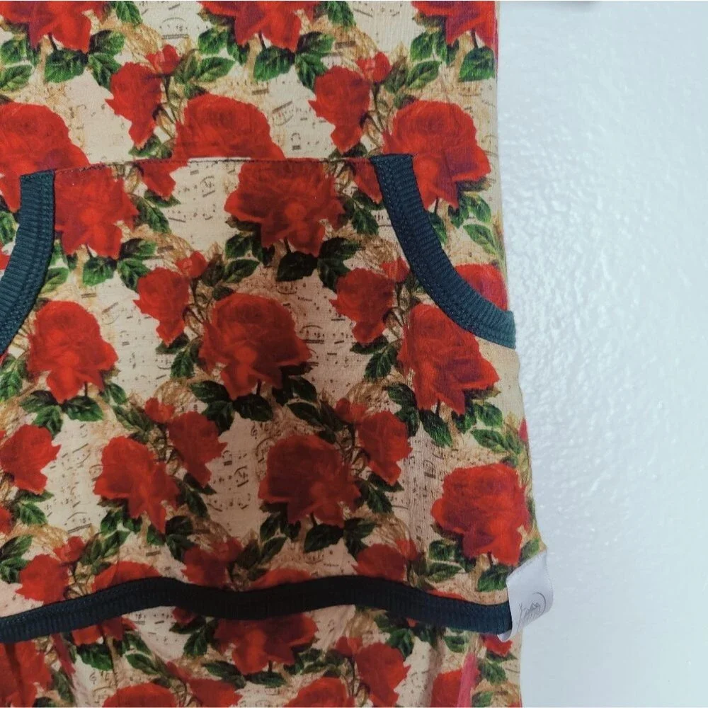 Ready Set Romper Change-A-Roo Front Opening Romper in Smell the Roses, Sz 6-12 M